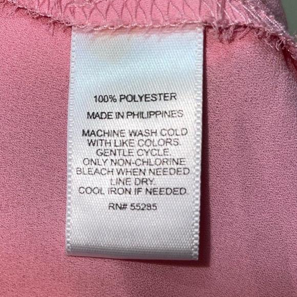 Pink Button-Up Blouse - Picture 6 of 6